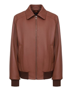 Кожаный бомбер Maslov