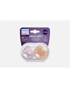 Пустышка SCF091 ultra soft собачка 2 шт Philips avent
