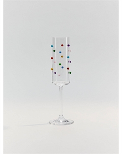 Бокал из стекла с фактурным декором Sela