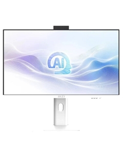Моноблок 27'' MSI MODERN AM273QP AI 1UM-095XRU 9S6-AF0112-294 U7-155H/16GB/1TB SSD/Arc Graphics/2560X1440/GBITETH/Wi-Fi/BT/120W/kbd/mouse/noOS/white Msi