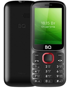 Мобильный телефон BQ 2440 Step L+ Black+Red 2.4", BT, SIM:2, 800 mAh Bq