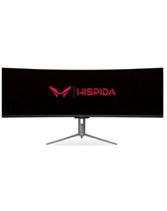 Монитор 49" GI49DQV12HI 5120x1440, VA, 320nit, 3000:1, 6ms, 178/178, 120Hz, DP, HDMI, 2*USB-A, black Hispida