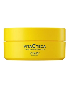 Гидрогелевые выравнивающие патчи для кожи вокруг глаз Vita C Teca Triple Blemish Patch 60шт Ckd