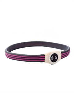 Ошейник силиконовый для собак, обхват шеи 65 см, ширина 2,5 см, черный Rungo