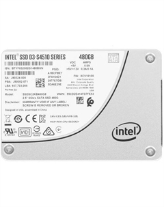 SSD накопитель DC D3-S4510 SSDSC2KB480G801 480ГБ, 2.5", SATA III, SATA Intel