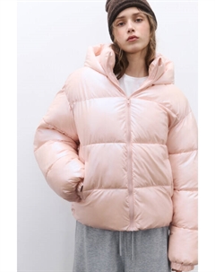 Куртка стеганая из блестящей ткани Befree