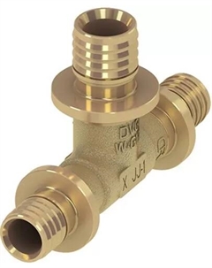 Тройник 90° редукционный, латунь 20 × 16 × 20 760509 Tece