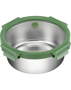 Контейнер для еды SFE-SS-LB-ST-GLS-GRN-1.5 Smart solutions