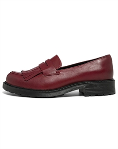 Туфли женские на платформе с низким верхом, серо-коричневые Clarks