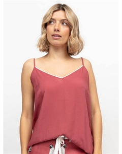 Пижамный топ Josie Modal, Terracotta Cyberjammies