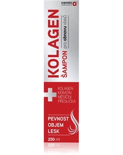 Коллагеновый шампунь для поврежденных и ломких волос, 250 мл Cemio