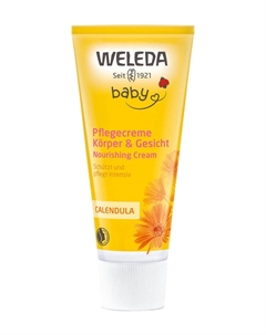 Детский крем для тела с календулой Calendula Moisturizing Body Cream Weleda