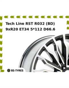 Колесный диск Tech Line Tech-line RST R032 (BD) 9xR20 ET34 5*112 D66.6 Tech line