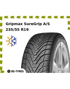 Всесезонные шины Gripmax SureGrip A/S 235/55 R19 105W