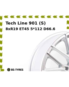 Колесный диск Tech Line Tech-line 901 (S) 8xR19 ET45 5*112 D66.6 Tech line