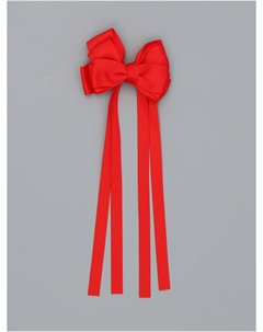 Бант для волос на заколке с лентами, красный, винкс Winx