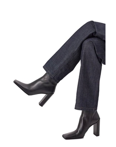 Кожаные ботильоны Alaia