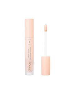 Консилер для лица MATTE TOUCH с полуматовым финишем тон 01W Светло-розовый Divage