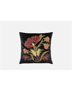 Декоративная подушка Taro, 40х40 см, на потайной молнии, черный 1 шт Moroshka