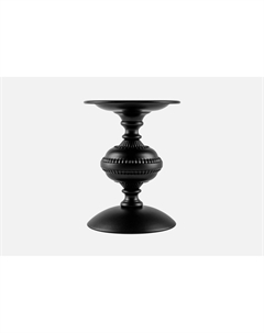 Подсвечник Taro, 14x10,5x10,5 см, черный 1 шт Moroshka