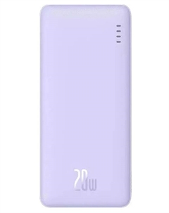 Аккумулятор внешний портативный Baseus Airpow Fast P10022801513-00 10000mAh 20W Nebula Purple