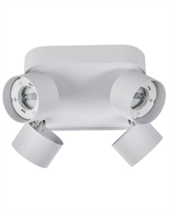 Светильник точечный IEK LT-UPB0-4044-GX53-1-K01 4044 накладной потолочный 4хGX53 белый Iek