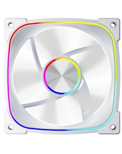 Вентилятор для корпуса FN7R White 120mm, 600-1800rpm, 38.39CFM, 31.28dBa, BULK 1stplayer