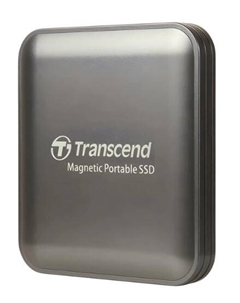 Внешний SSD USB 3.2 Gen 2 Type-C ESD420 1TB, 2000/2000MB/s, Iron Gray MagSafe Transcend