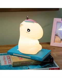 Ночник Единорог единорог белый/розовый (503-003) Neon-night