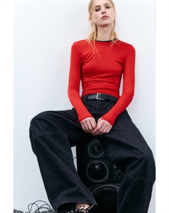 Лонгслив облегающий гладкий Befree