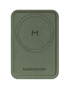 Картхолдер Magssory Duo Magnetic Kickstand Wallet с Magsafe хаки