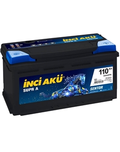 Автомобильный аккумулятор Supr A 110 Ач обратная полярность L6 Inci aku
