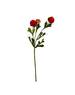 Растение искусственное Ранункулюс 42см красный Нет марки
