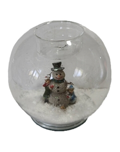 Подсвечник 10х10см стекло прозрачный Maxijoy