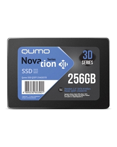 Твердотельный накопитель (SSD) 256Gb Novation 3D TLC, 2.5", SATA3 (Q3DT-256GSCYD) Qumo