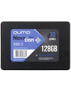 Твердотельный накопитель (SSD) 128Gb Novation 3D TLC, 2.5", SATA3 (Q3DT-128GSCY) Qumo
