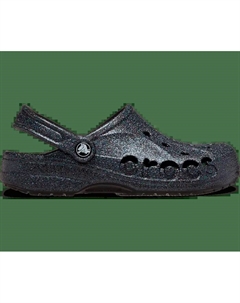 Сабо Baya с блестками женские, цвет Black Crocs