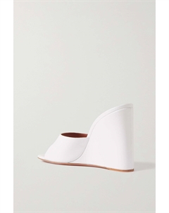 Мюли Lupita на танкетке, белый Amina muaddi