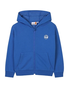 Толстовка с капюшоном и логотипом, синий Timberland kids