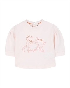 Комплект из топа и шортов с принтом, розовый Kenzo kids