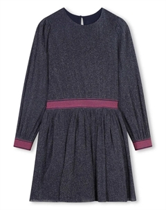 Платье из тюля с пайетками, синий Billieblush