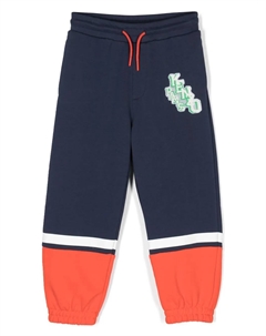 Спортивные брюки с нашивкой-логотипом, синий Kenzo kids