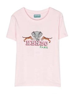 Футболка Kenzo Elephant, розовый Kenzo kids