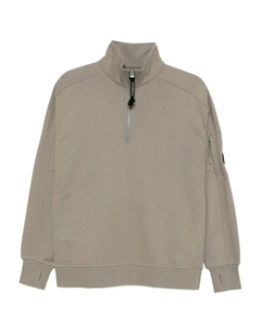 Толстовка с воротником на молнии, серый C.p. company