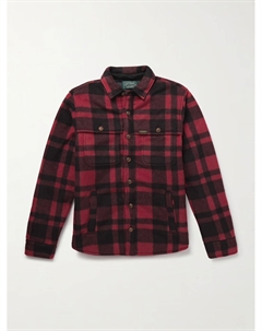 Рубашка Polo Country Checked Padded из переработанного флиса, красный Polo ralph lauren