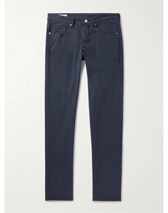 Брюки Blue Division Slim-Fit из эластичного хлопкового твила, темно-синий Incotex