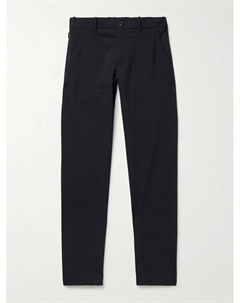 Teknosartorial облегающие брюки из эластичной ткани сирсакер, темно-синий Incotex