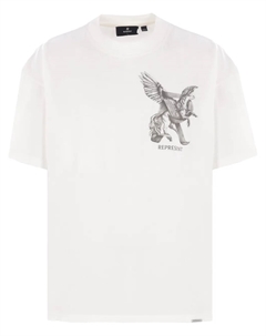 Футболка с принтом, белый Represent