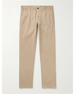 Брюки-панамы облегающего кроя из эластичного хлопкового полотна, бежевый Incotex