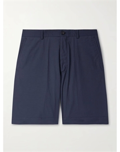 Широкие шорты Teknosartorial из хлопковой смеси, темно-синий Incotex